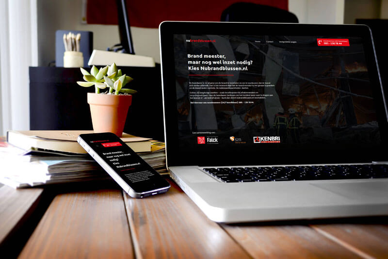 Strak webdesign en online marketing voor Nubrandblussen.nl 