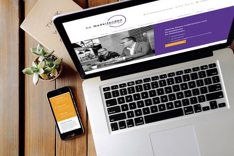 Meertalige website ontwikkeld voor incassobureau De Nederlanden
