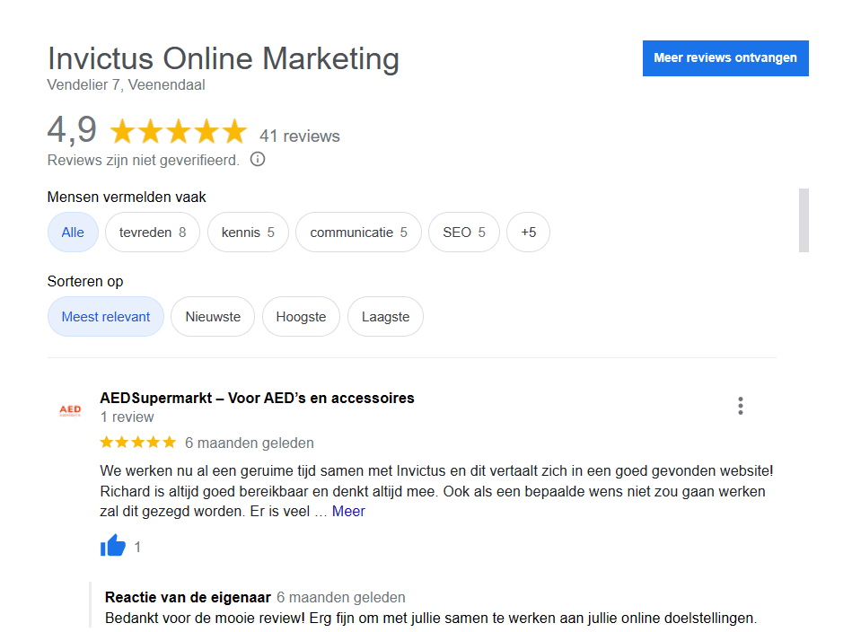 Wat zijn Google reviews en waarom zijn ze belangrijk?